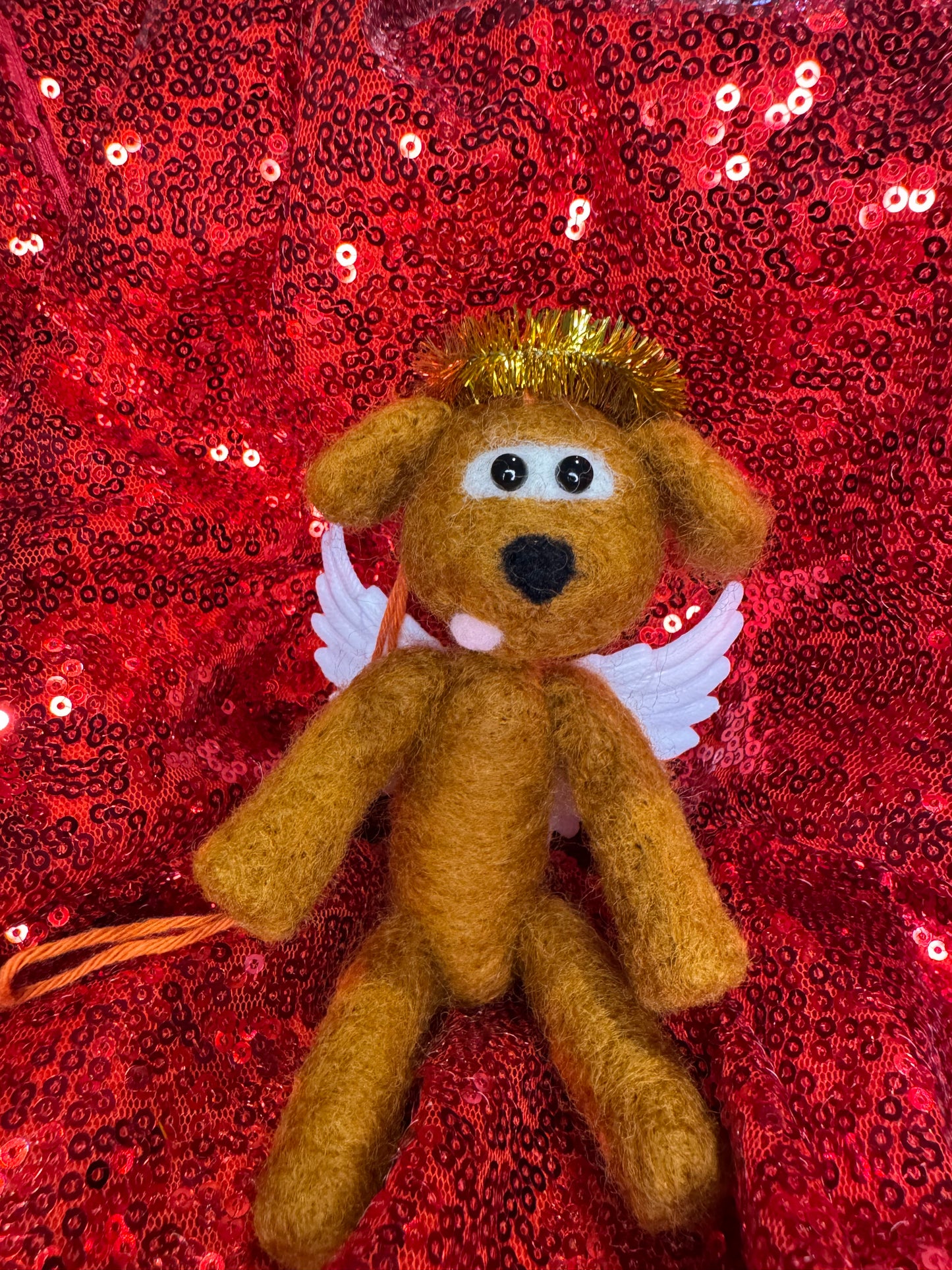 Dark Gold Angel Floof